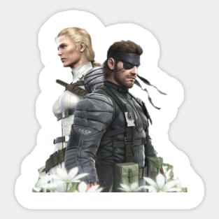 Big Boss and The Boss MGS3 Sticker